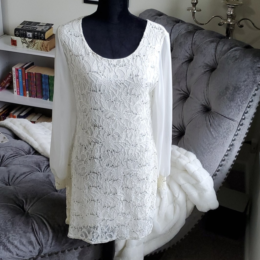 NWT Sequin bridal party dress